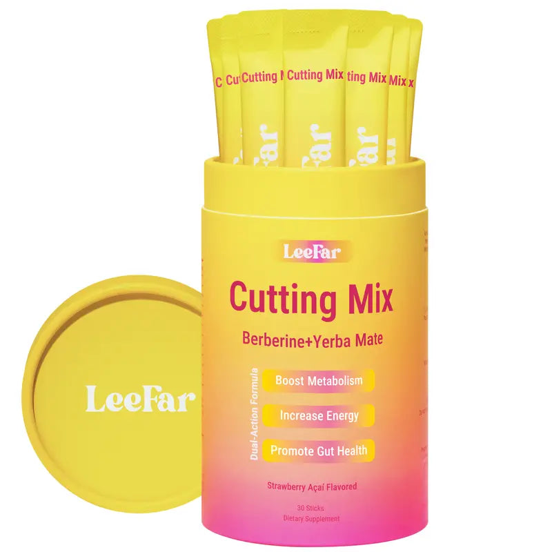 LeeFar Cutting Drink Mix –Strawberry Açaí Flavor – 30 Servings