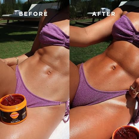 Carroten Intensive Tanning Gel, Browning Tan Accelerator, 5 oz | Non-Greasy, Water-Resistant with Carrot and Coconut Oil, Vitamin A & E For Moisture & Hydration, Made in Greece